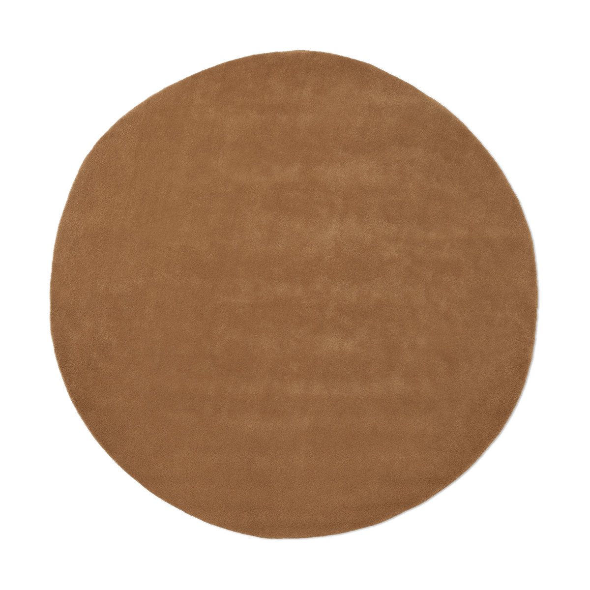 ferm LIVING Stille tufted rug round Toffee, Ø240 cm