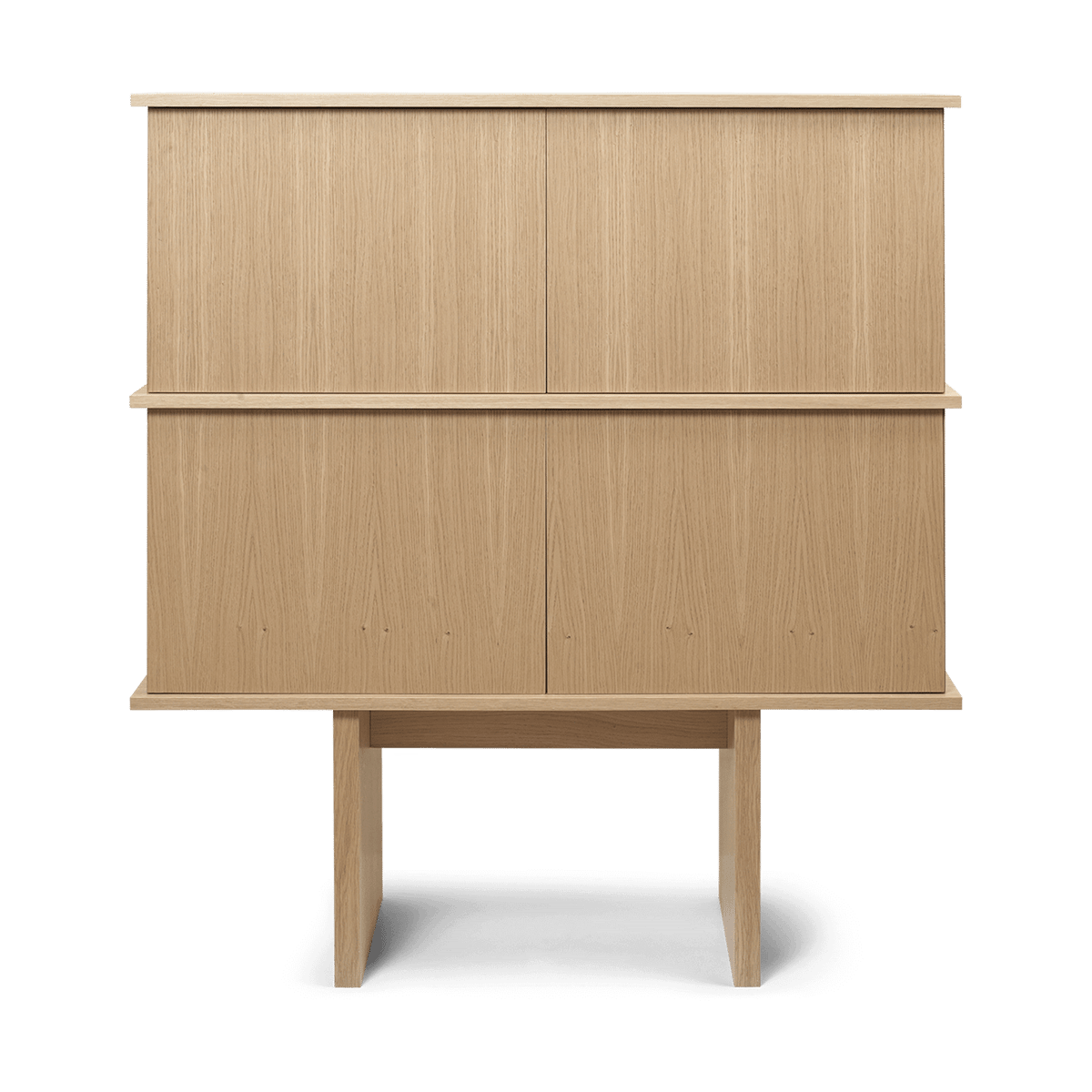 ferm LIVING Stilt sideboard double 109x100 cm Natural oak