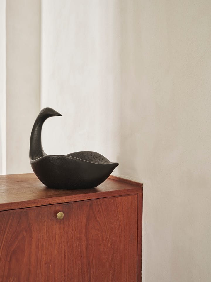 Swan Centrepiece - Black - ferm LIVING