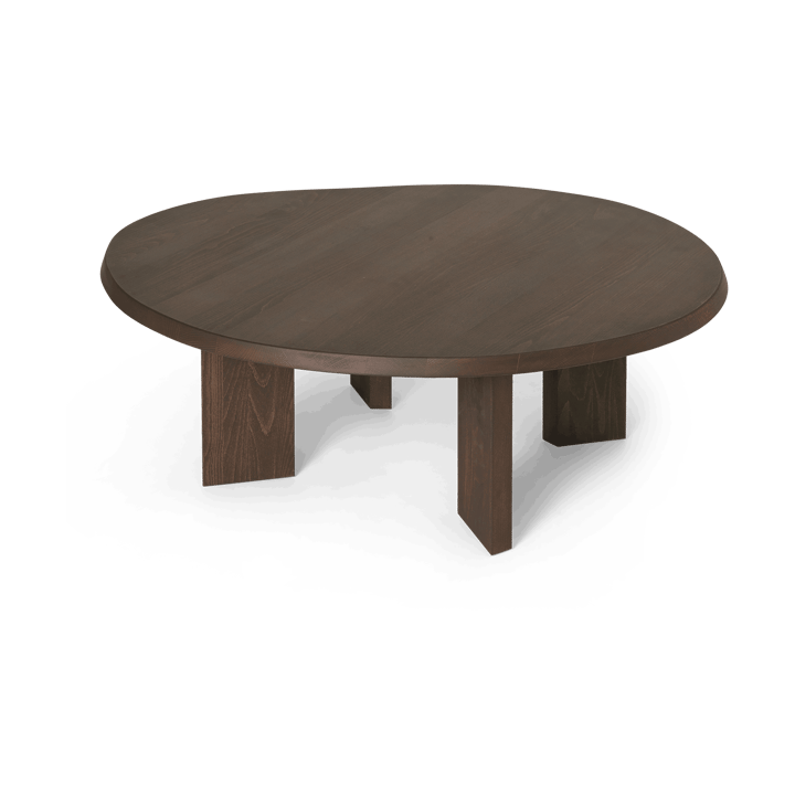 Tarn coffee table 107,6x108,1 cm - Dark stained beech - ferm LIVING