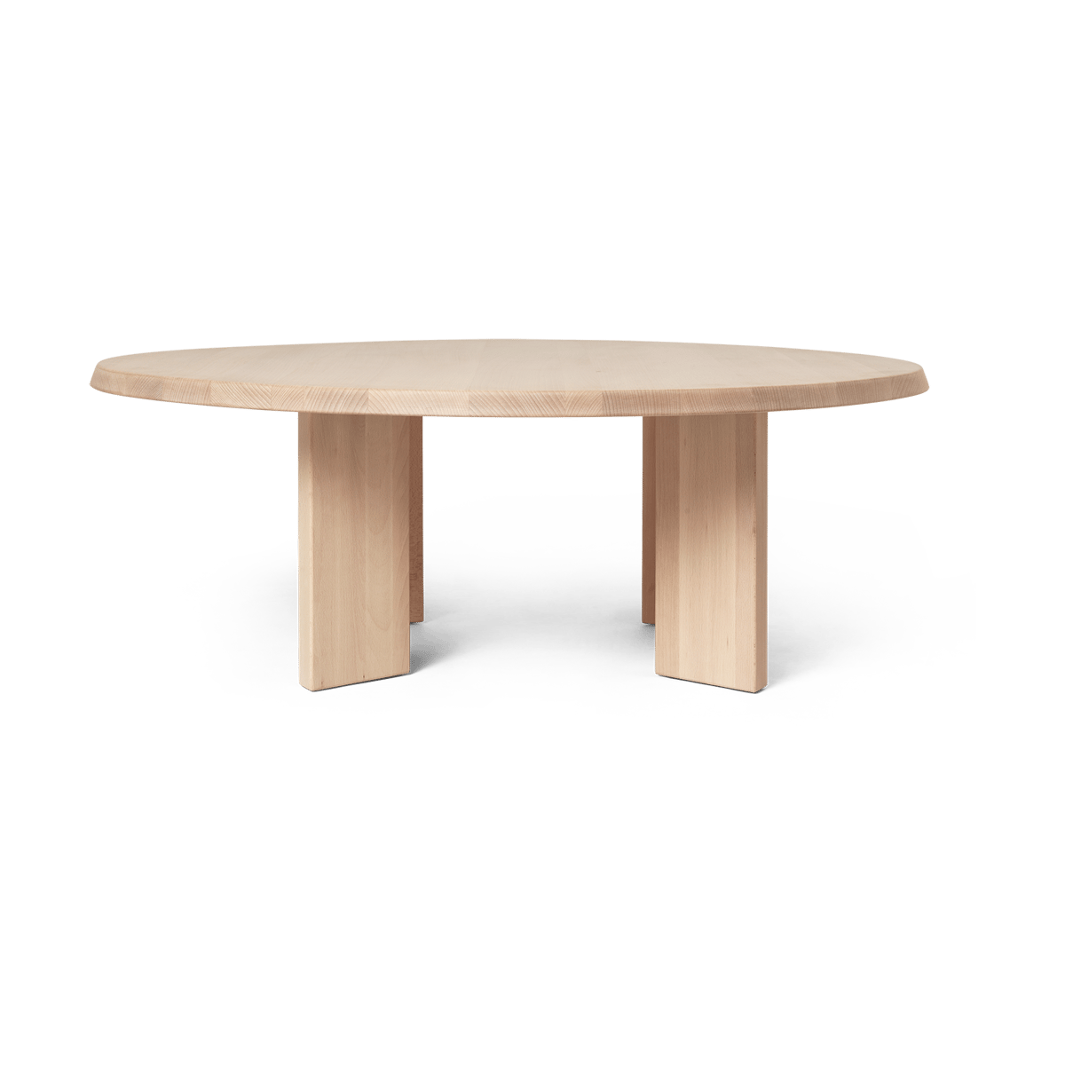 ferm LIVING Tarn coffee table 107,6x108,1 cm White oiled beech