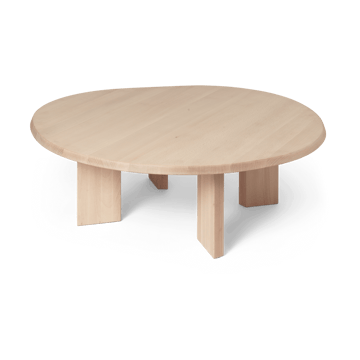 Tarn coffee table 107,6x108,1 cm - White oiled beech - ferm LIVING