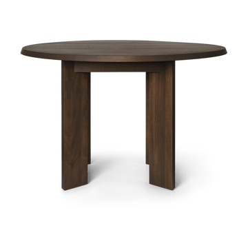 Tarn dining table 104.6x113.5 cm - Dark Stained Beech - ferm LIVING