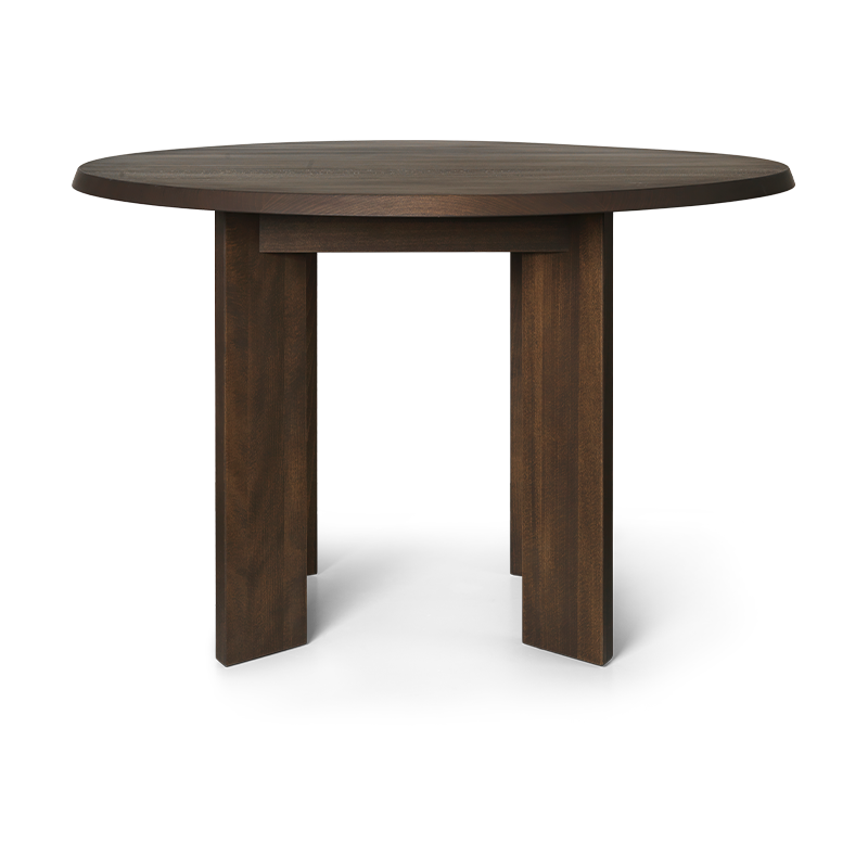 ferm LIVING Tarn dining table 104.6x113.5 cm Dark Stained Beech