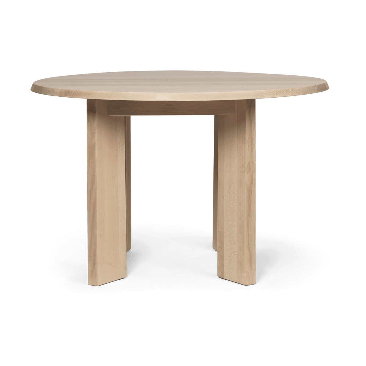 ferm LIVING Tarn dining table 104.6x113.5 cm White Oiled Beech