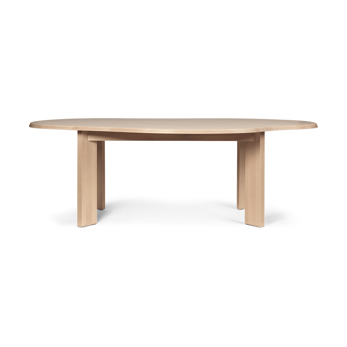 ferm LIVING Tarn dining table 118.5x220 cm White Oiled Beech