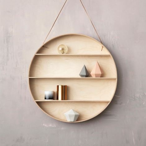 The Round Dorm shelf, Ø 55 cm