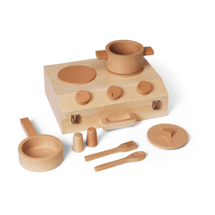 Toro Suitcase Kitchen cooking set for children - Natural - Ferm LIVING