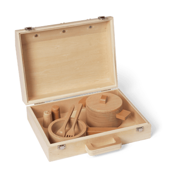 Toro Suitcase Kitchen cooking set for children - Natural - ferm LIVING