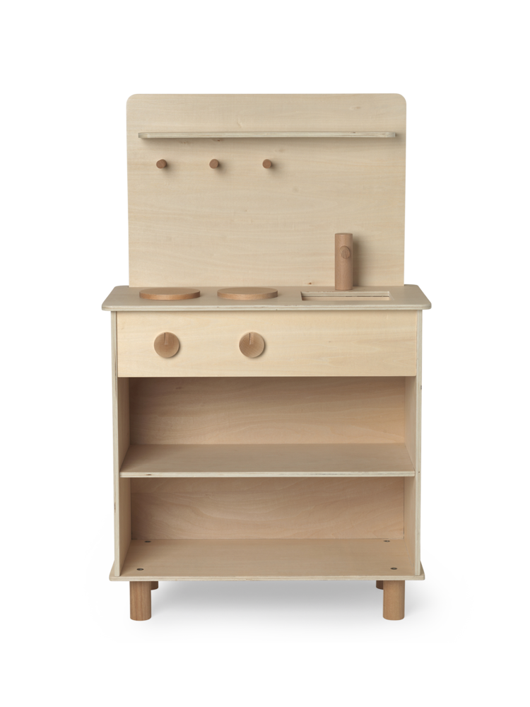 ferm LIVING Toro toy kitchen 53.5x87 cm Nature