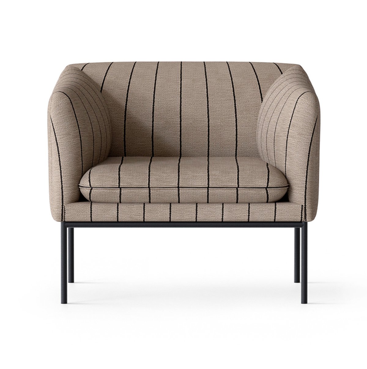 ferm LIVING Turn arm chair Pasadena (striped)