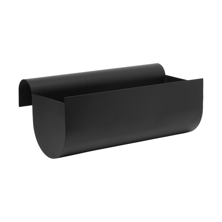 Uma balcony box medium 45 cm - Black - Ferm Living