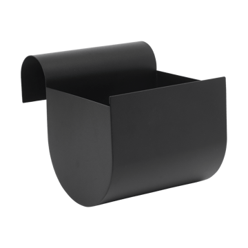 Uma balcony planter small 20 cm - Black - Ferm Living