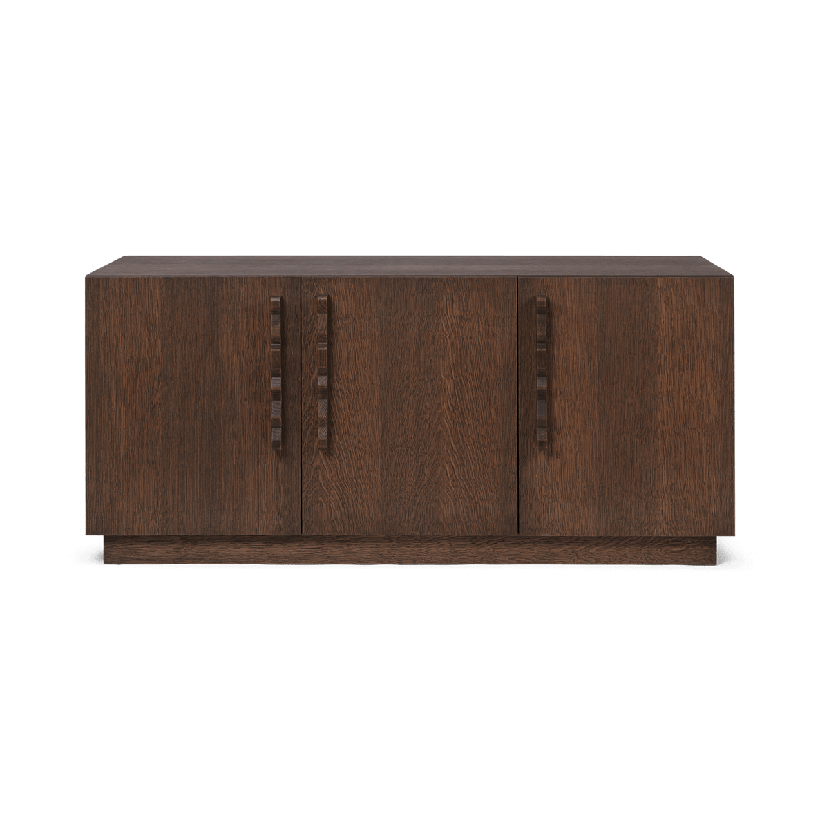 ferm LIVING Unda sideboard 146x68x50 cm Dark Stained Oak