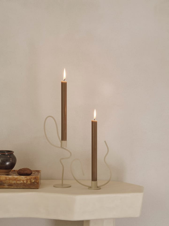 Valse candlestick high - Cashmere - ferm LIVING