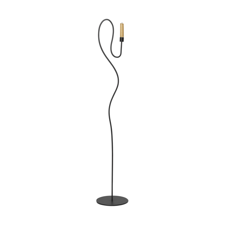 Valse floor candlestick - Black - ferm LIVING