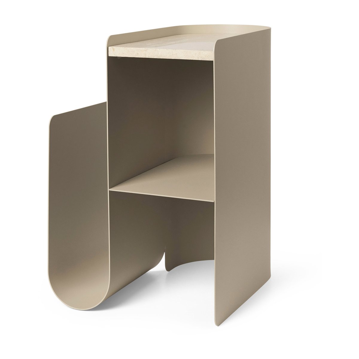 ferm LIVING Vault side table 40,2x33,4x50 cm Cashmere