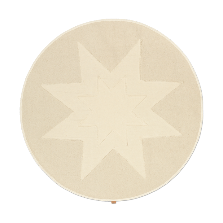 Vela Star Christmas tree rug - Natural - Ferm LIVING