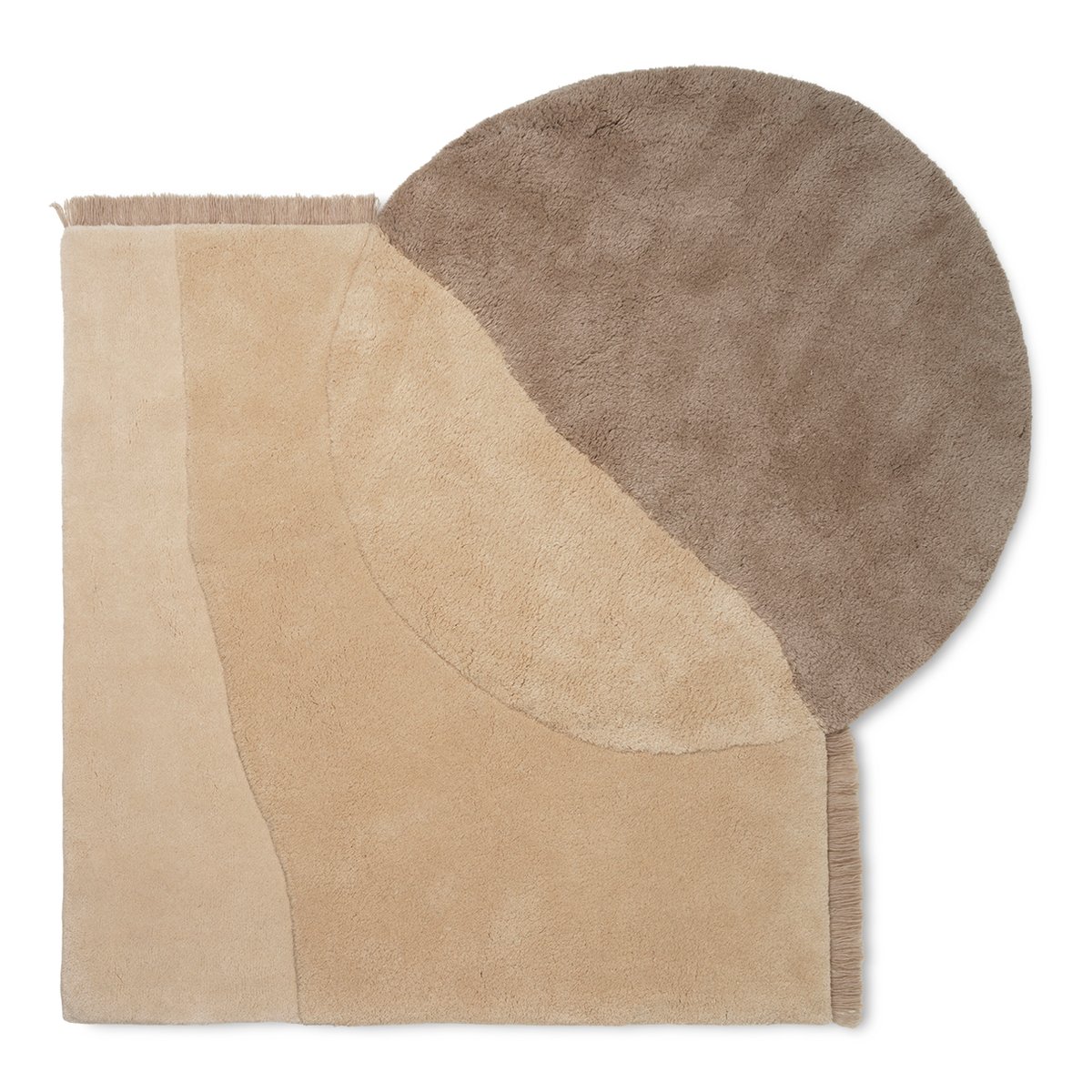 ferm LIVING View rug 140x180 cm Beige