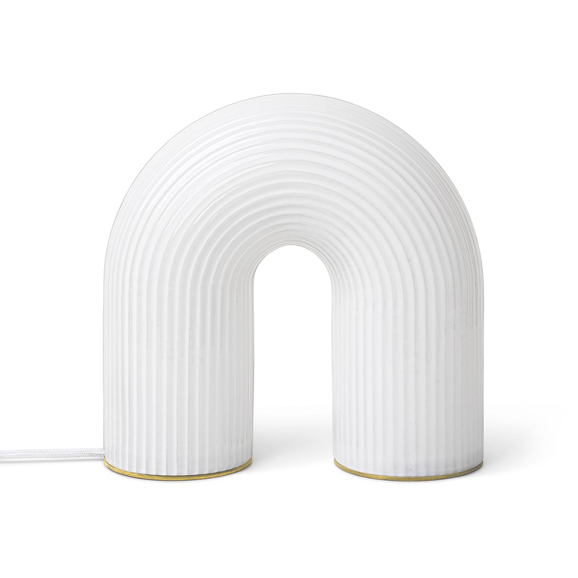 ferm LIVING Vuelta table lamp white