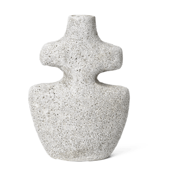 Yara candlestick medium - Grey Pumice - Ferm Living