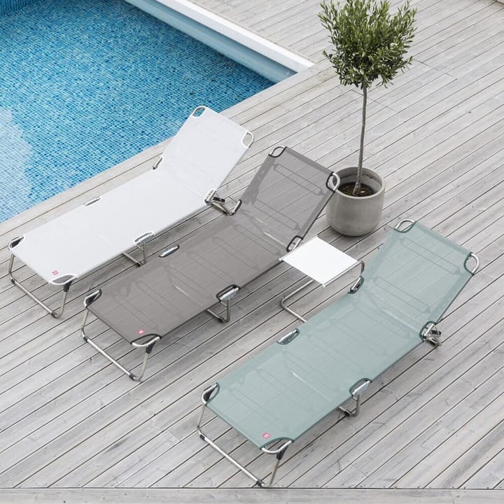 Amigo XXL sun lounger, Fabric continente, aluminum frame Fiam