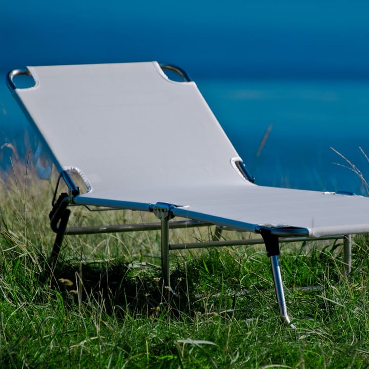 Amigo XXL sun lounger, Fabric continente, aluminum frame Fiam