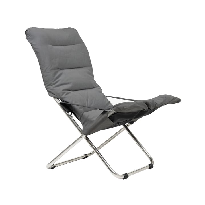 Fiesta Soft sun lounger - Fabric anthracite-aluminium frame - Fiam