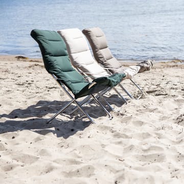 Fiesta Soft sun lounger - Fabric beige-aluminium frame - Fiam