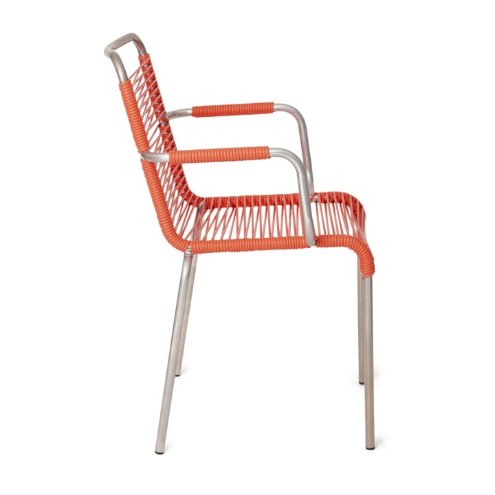 Mya armchair aluminium, Orange Fiam