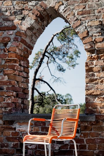 Mya armchair aluminium - Orange - Fiam