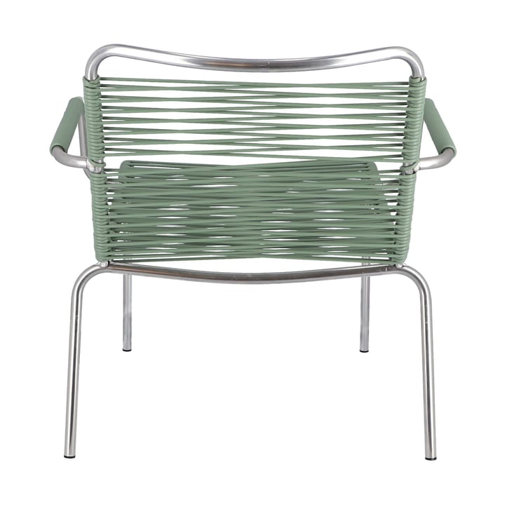 Mya Lounge armchair, Sage green Fiam