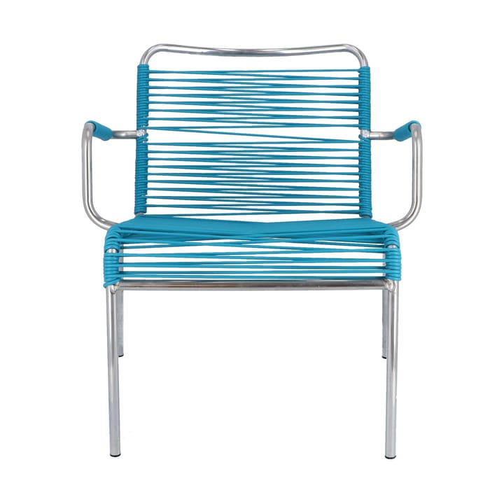 Mya Lounge armchair, Turquoise Fiam