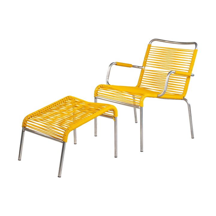 Mya Lounge armchair, Yellow Fiam