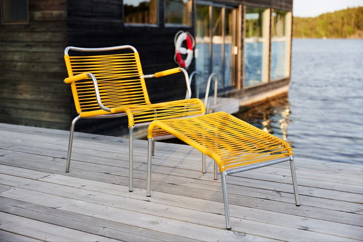 Mya Lounge armchair, Yellow Fiam