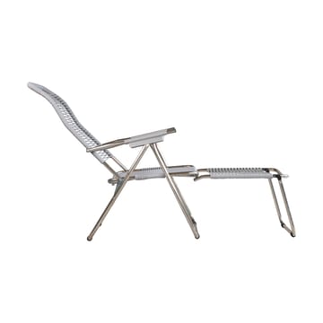 Spaghetti sun lounger with footrest - Grey - Fiam