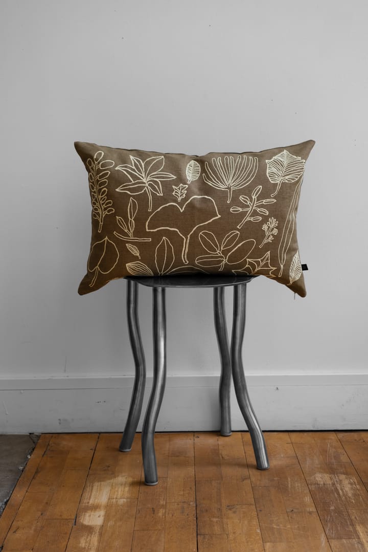 Botanic cushion cover 38x58 cm, Green-yellow Fine Little Day