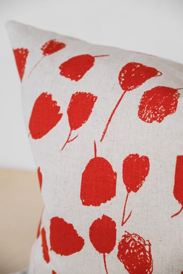 Bouquet cushion cover 48x48 cm - Nature-poppy red - Fine Little Day