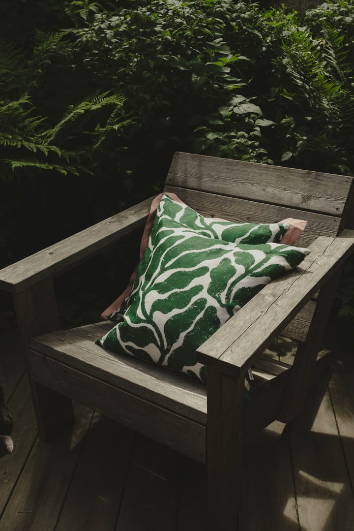 Leaves cushion cover 48x48 cm, Green Fine Little Day