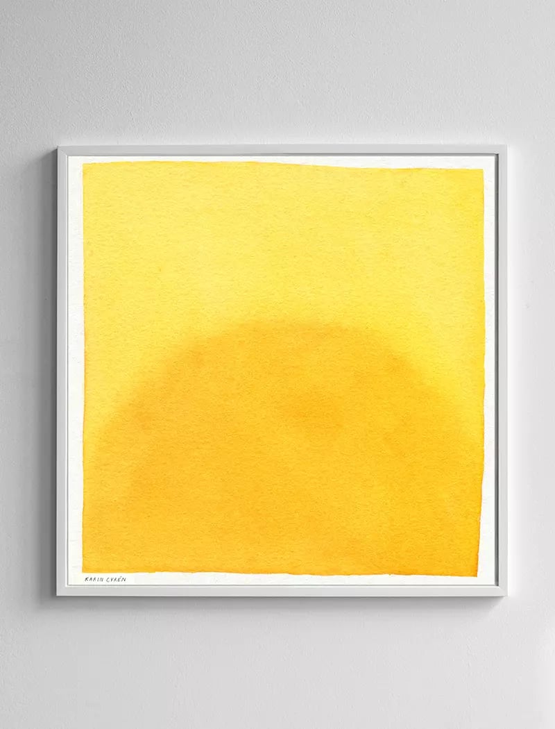 Fine Little Day Morning poster 70x70 cm Yellow | Scandinavian Design | Posters | Yellow