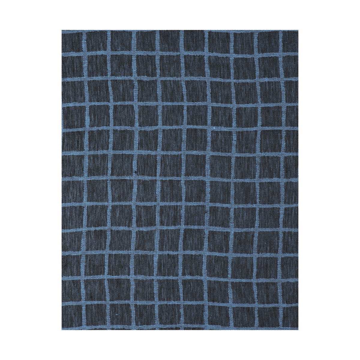 Fine Little Day Rutig jacquard-woven table cloth 147x147 cm Blue-black