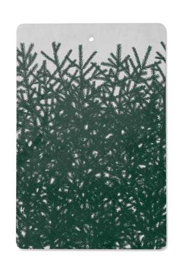 Spruce tree cutting board 21x31 cm - White-green - Fine Little Day