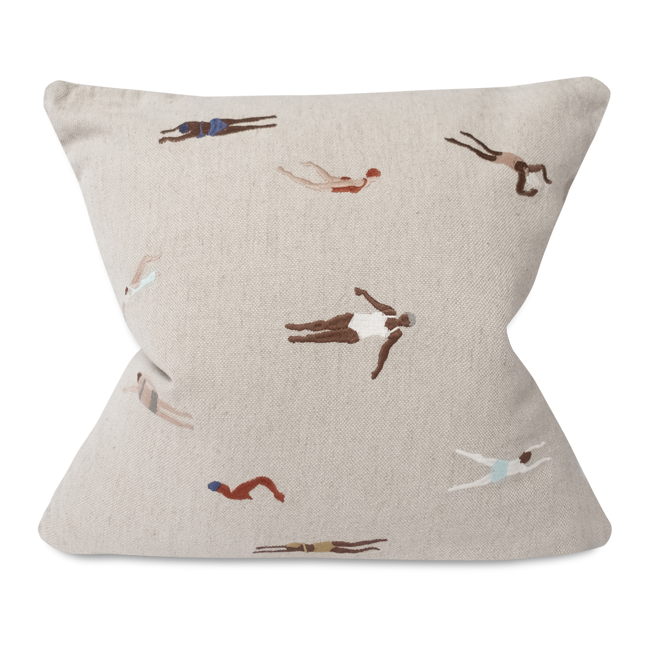 Swimmers cushion cover 48x48 cm from Fine Little Day NordicNest