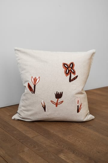 Tulip cushion cover 48x48 cm - Nature-red - Fine Little Day