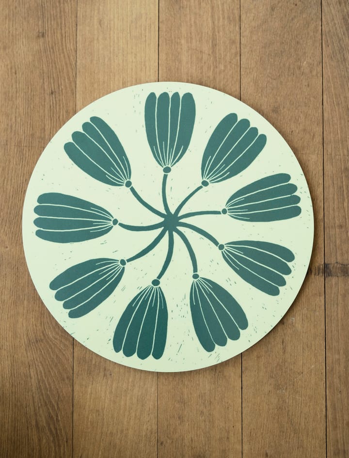 Wreath coaster Ø21 cm, Green Fine Little Day