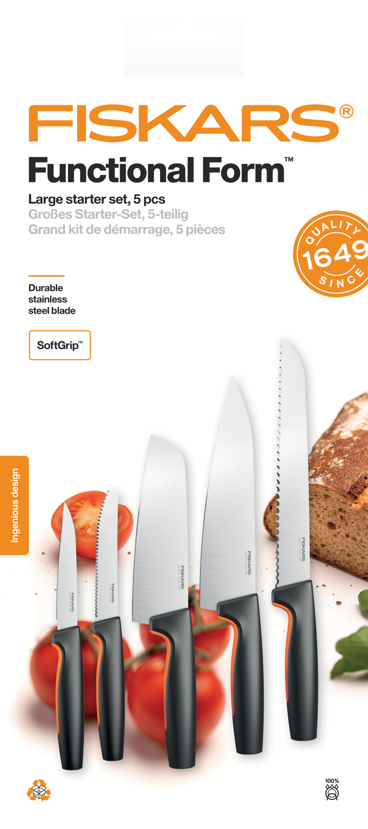 Functional Form knife set large, 5 pieces Fiskars