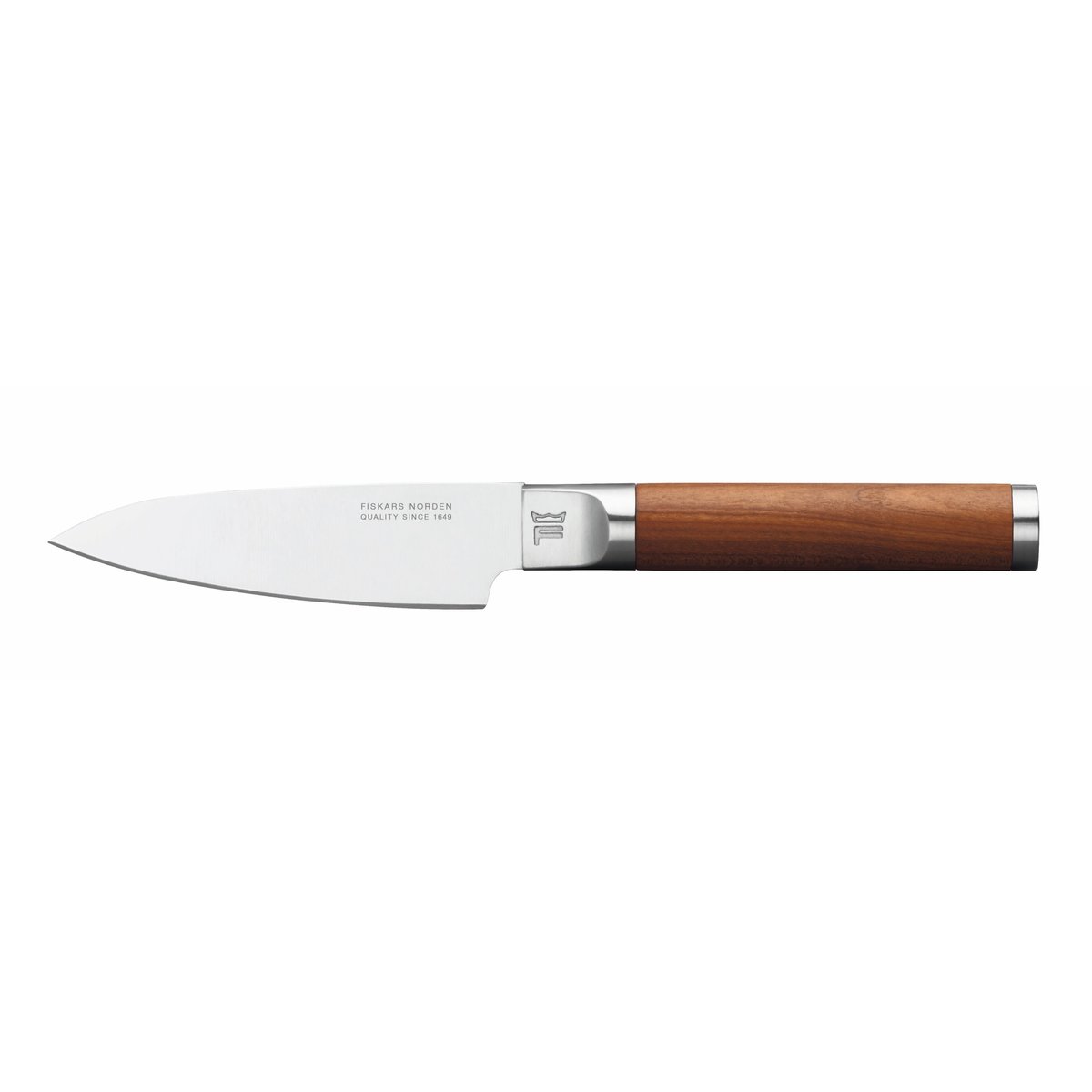 Fiskars Norden vegetable knife 9 cm | Scandinavian Design | Vegetable knives | Brown