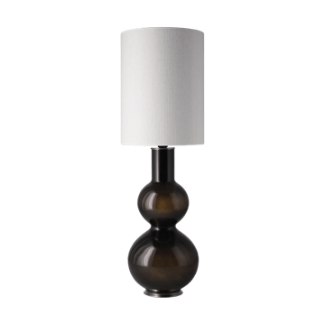 Augusta table lamp black lamp base - Babel Beige L - Flavia Lamps