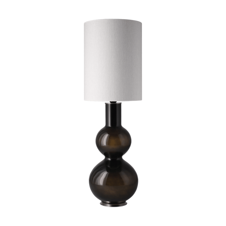 Augusta table lamp black lamp base, Babel Beige L Flavia Lamps