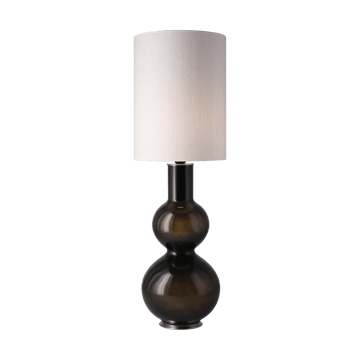 Augusta table lamp black lamp base - Babel Beige L - Flavia Lamps